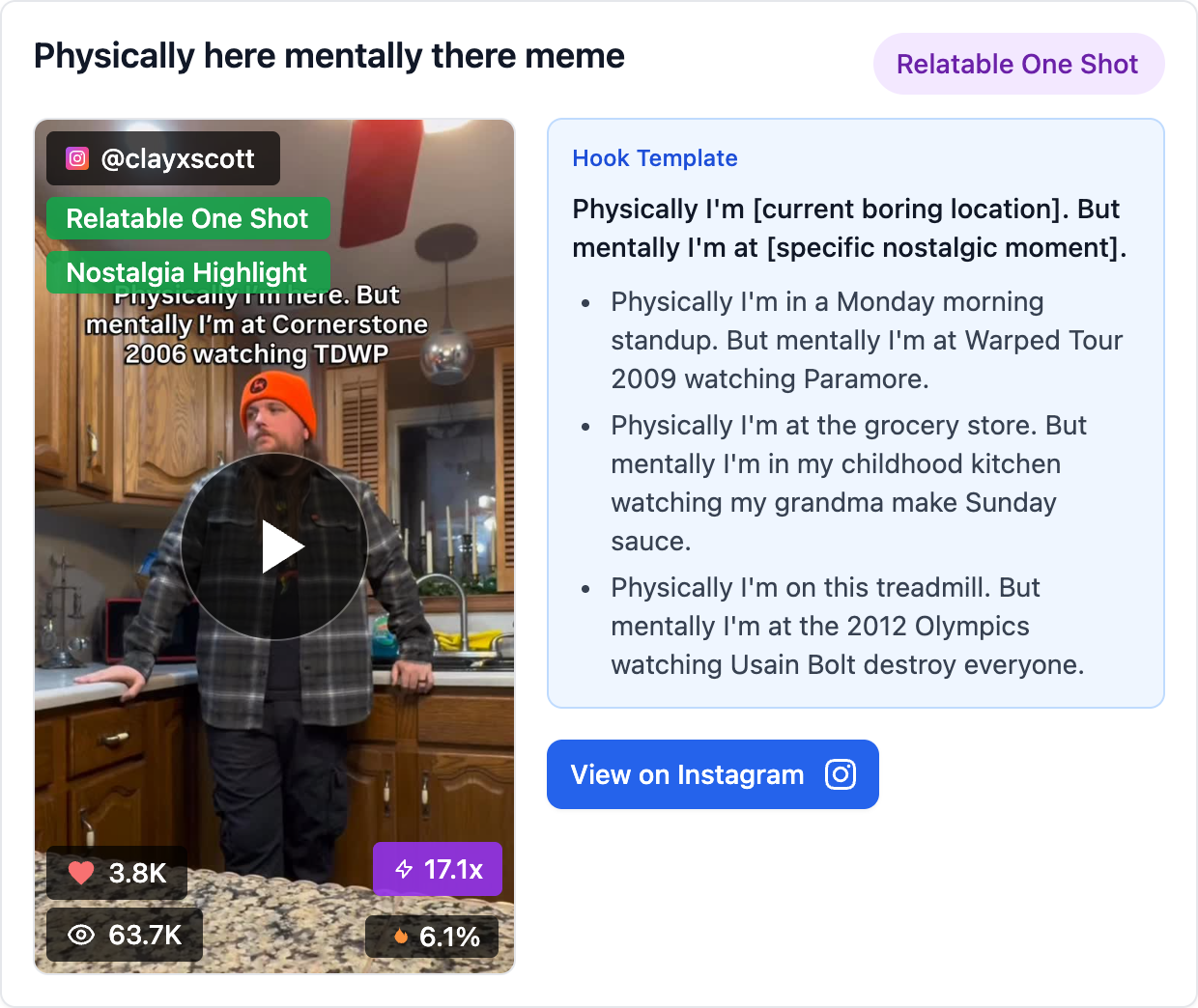 Physically here mentally there meme