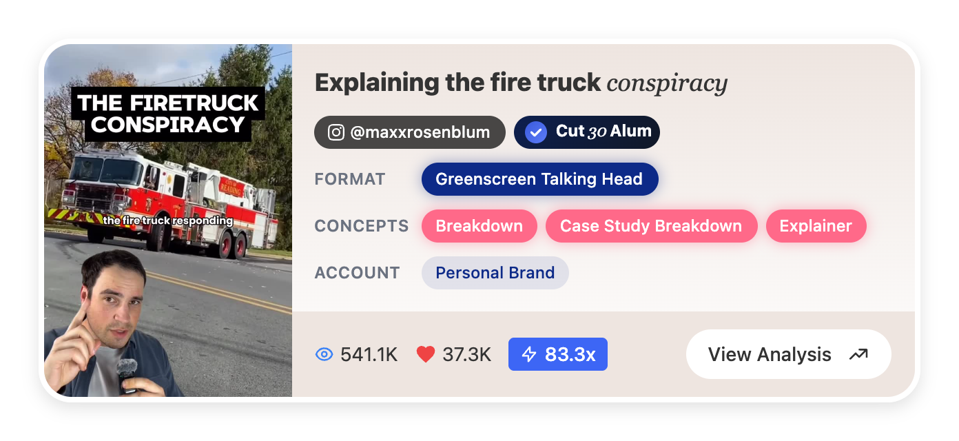Explaining the fire truck conspiracy
